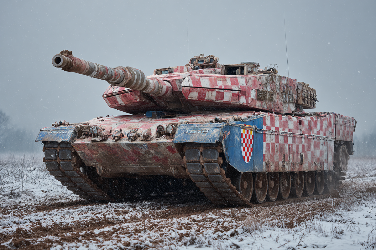 Croatia’s €1.945 billion military overhaul: Leopards, Caesars, TATRAs and anti-drone shields