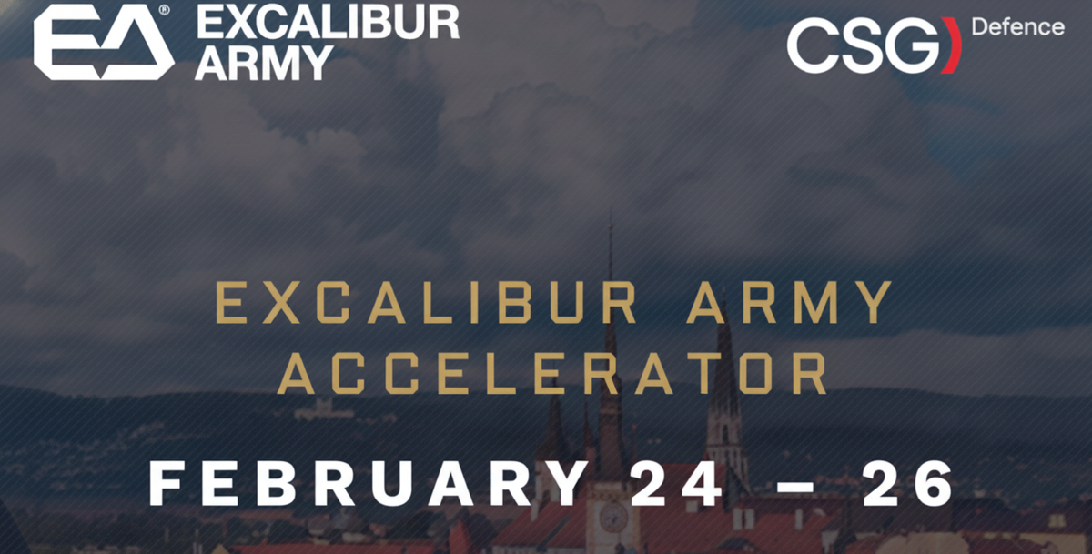 Czech Republic: Excalibur Army Launches Defense Innovation Accelerator, CSG’s Pavel Tuček to Lead Strategic Technology Track